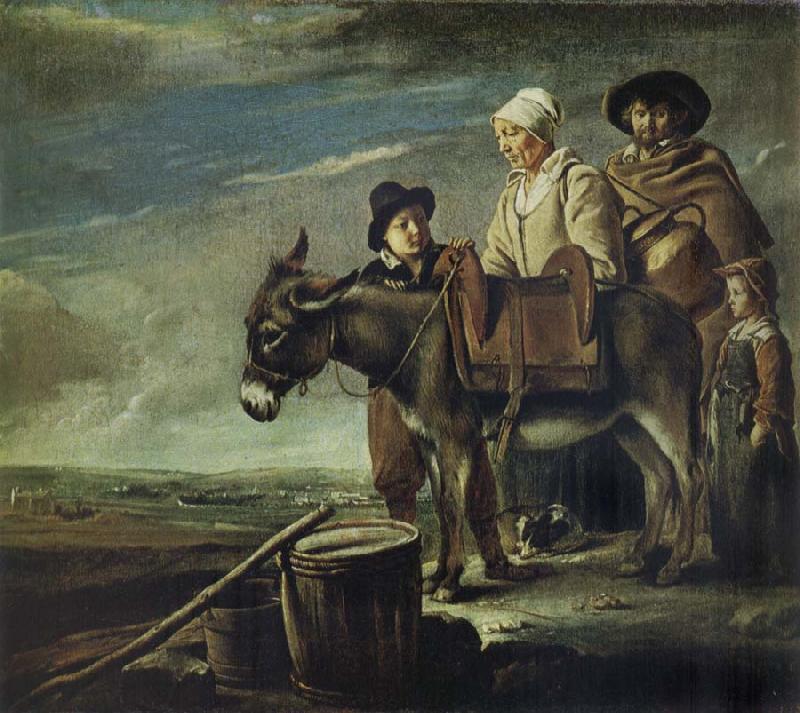 Louis Le Nain The Milkwoman-s Family oil painting picture